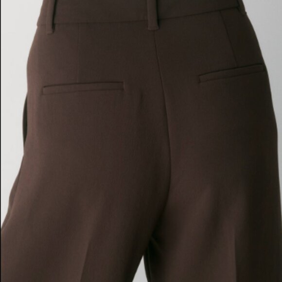 Aritzia Effortless Pant in Rich Mocha Brown - Picture 4 of 7